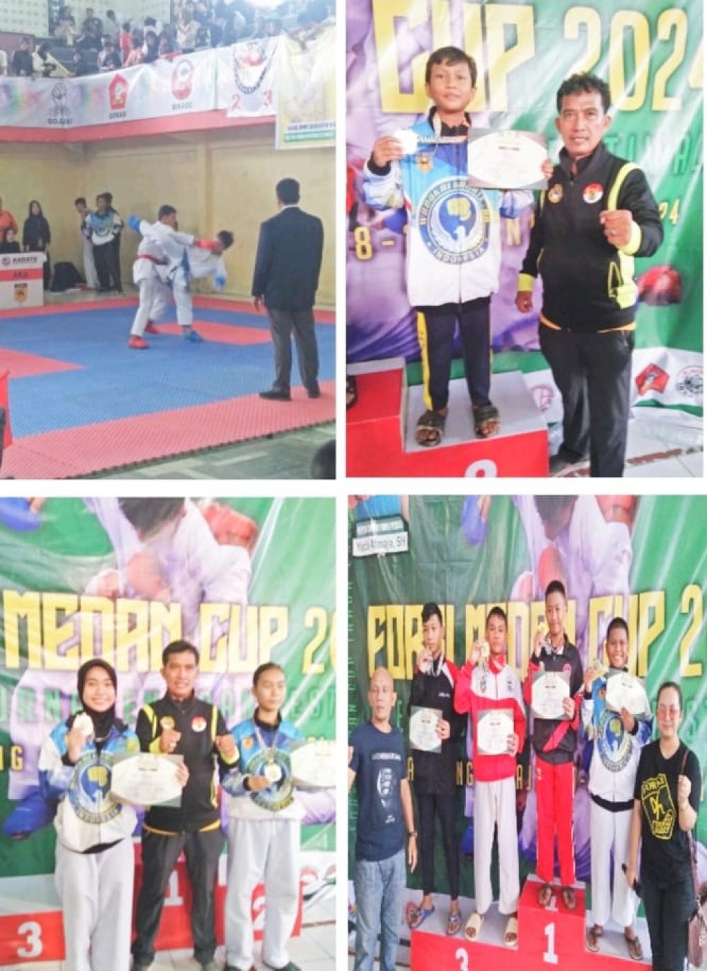 Atlet di Piala FORKI Medan Open