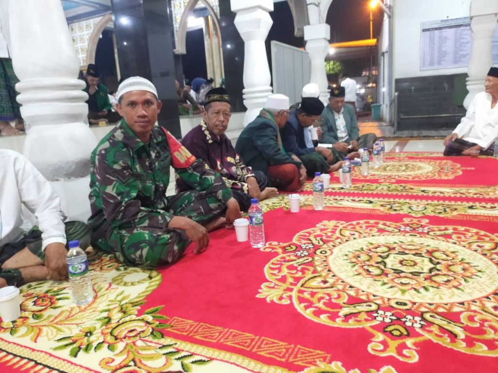 Serda Saiful Rizal mengikuti acara Lailatul Ijtima yang diadakan Majelis Wakil Cabang Nahdlatul Ulama