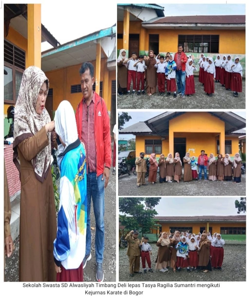 Acara "pelepasan" untuk mengikuti Kejurnas Wadokai Karate Do Indonesia