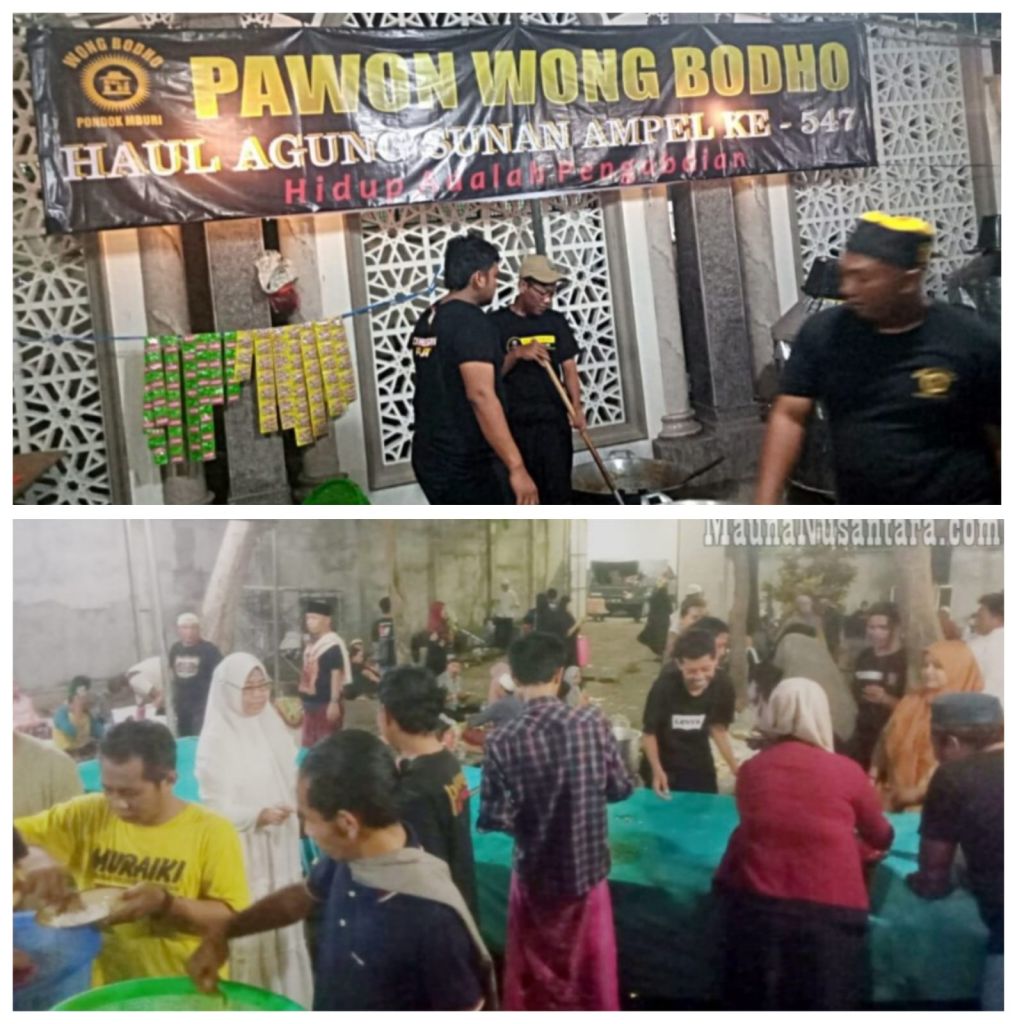 Makanan gratis di Haul Agung Sunan Ampel 