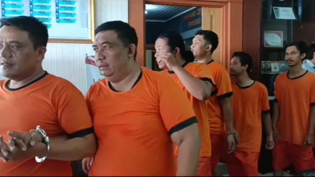 10 pelaku pemerasan di Tangerang