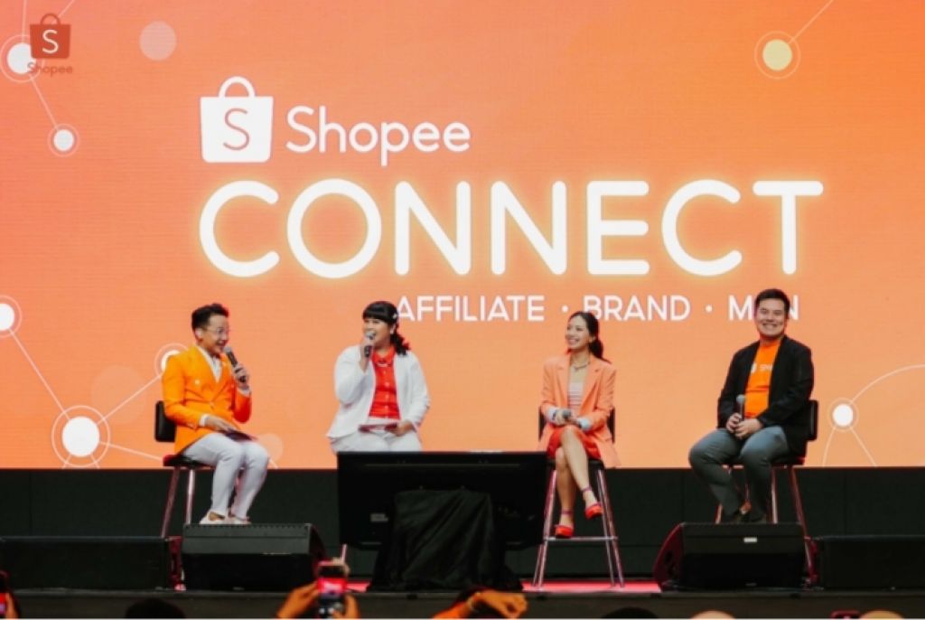 Acara Shopee Connect  yang ditujukan untuk para konten kreator, mitra brand & penjual.