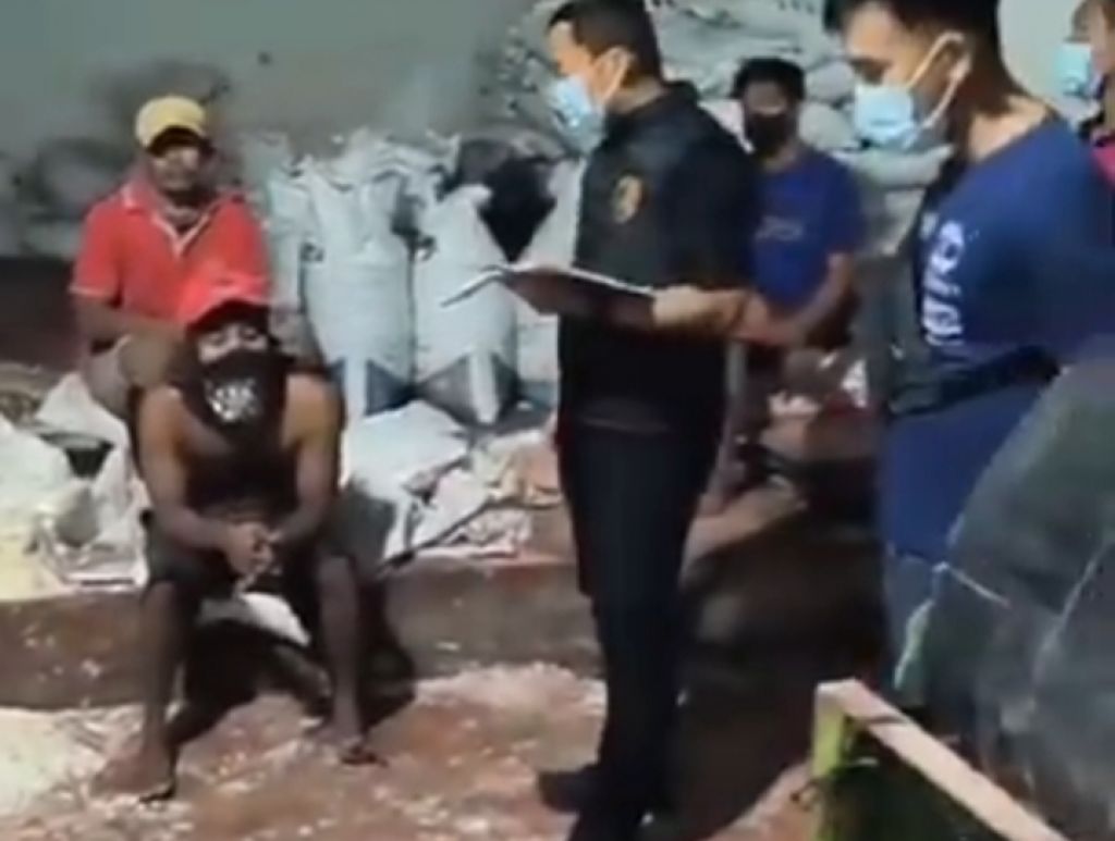 Penggrebekan pupuk ilegal oleh Polres Lampung Selatan