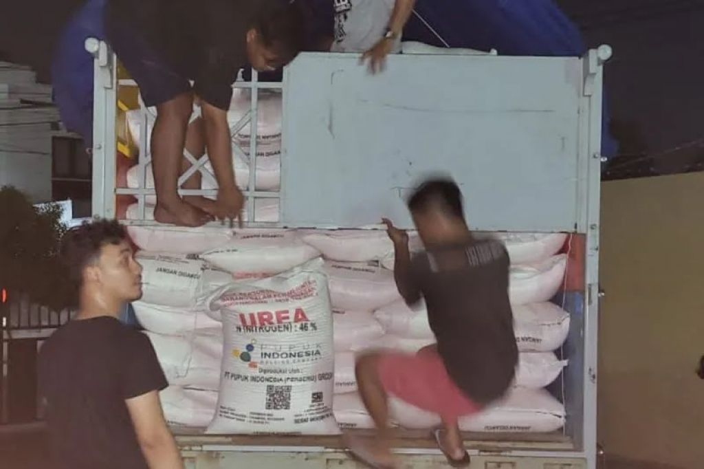 Pupuk yang hendak dikirim ke Blora dan Bojonegoro