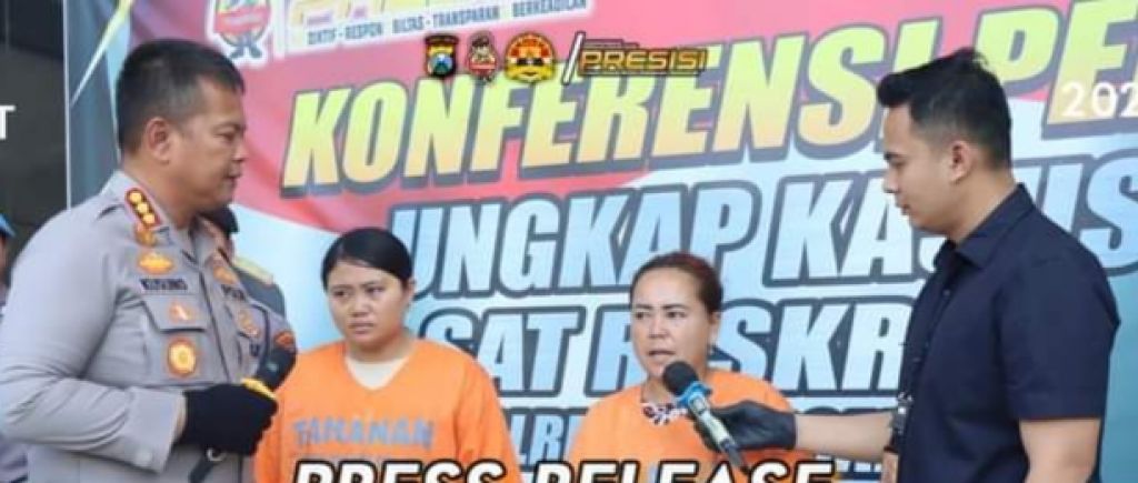 Dua wanita spesialis pencuri rumah saat kosong