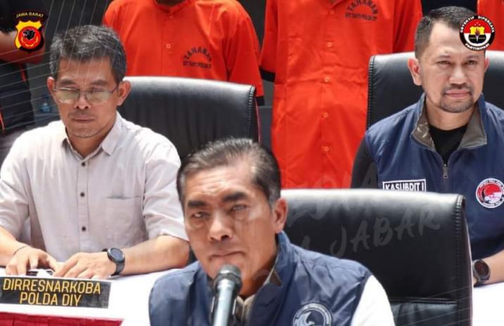 Kabareskrim Polri, saat konpers pengungkapan narkoba