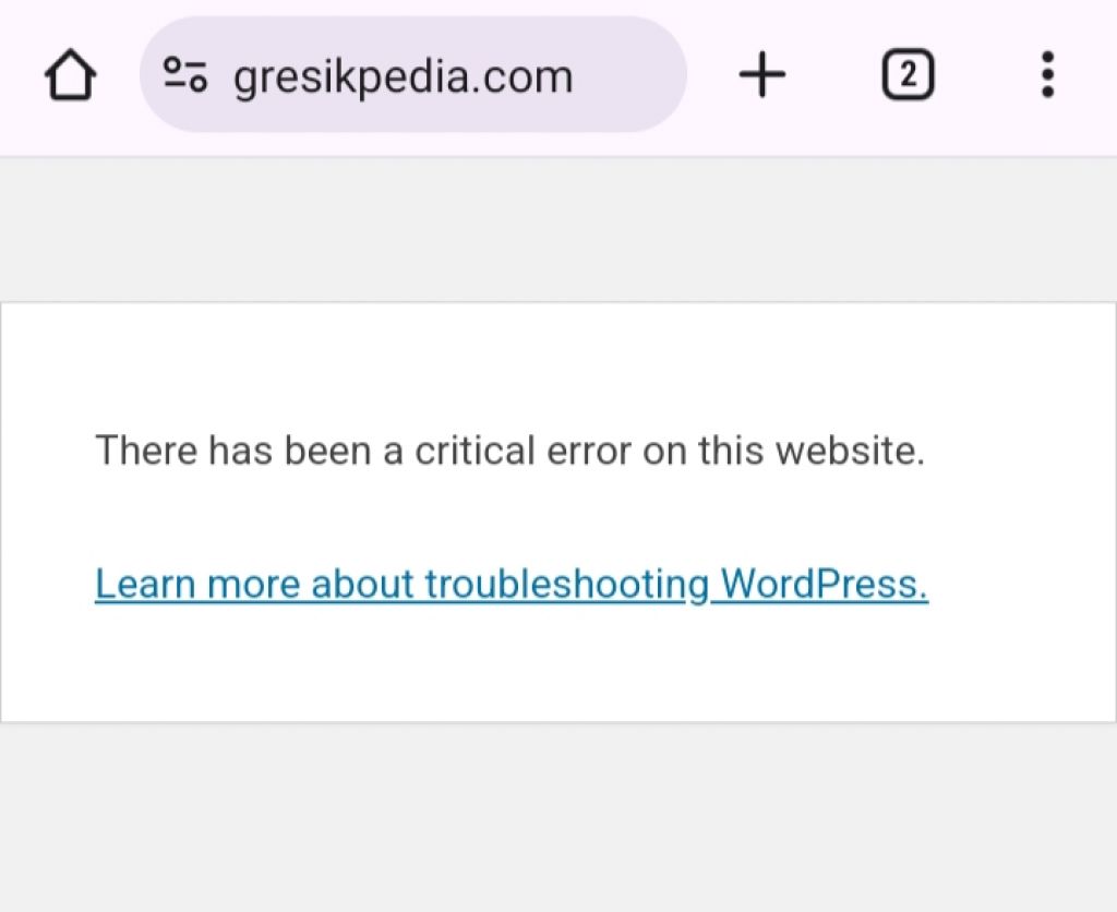 Portal Gresikpedia tidak bisa diakses
