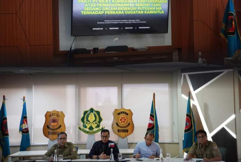 Rilis KLHK tentang PT Ricky Kurniawan Kertapersada