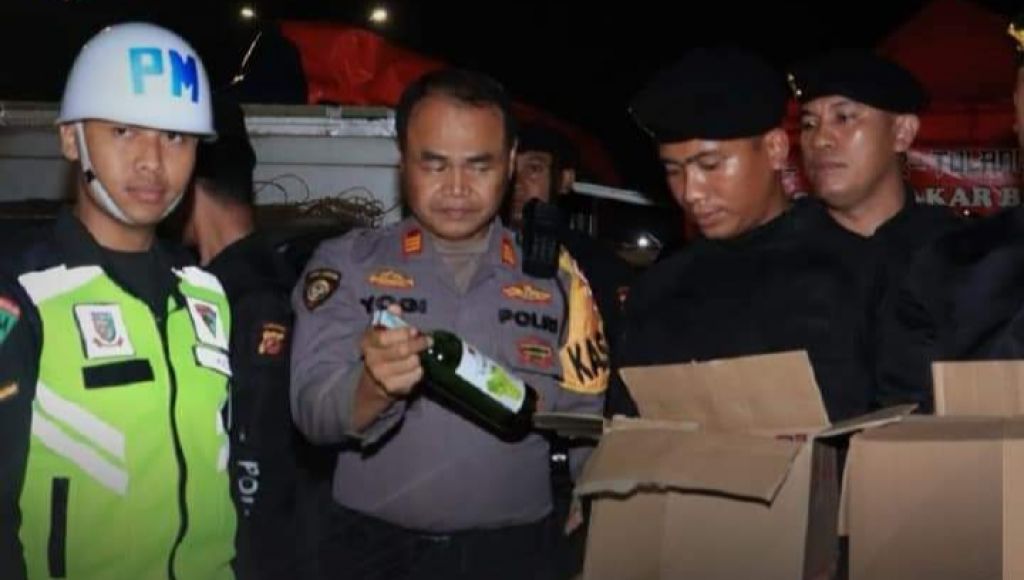 Razia miras oleh Polres Bogor