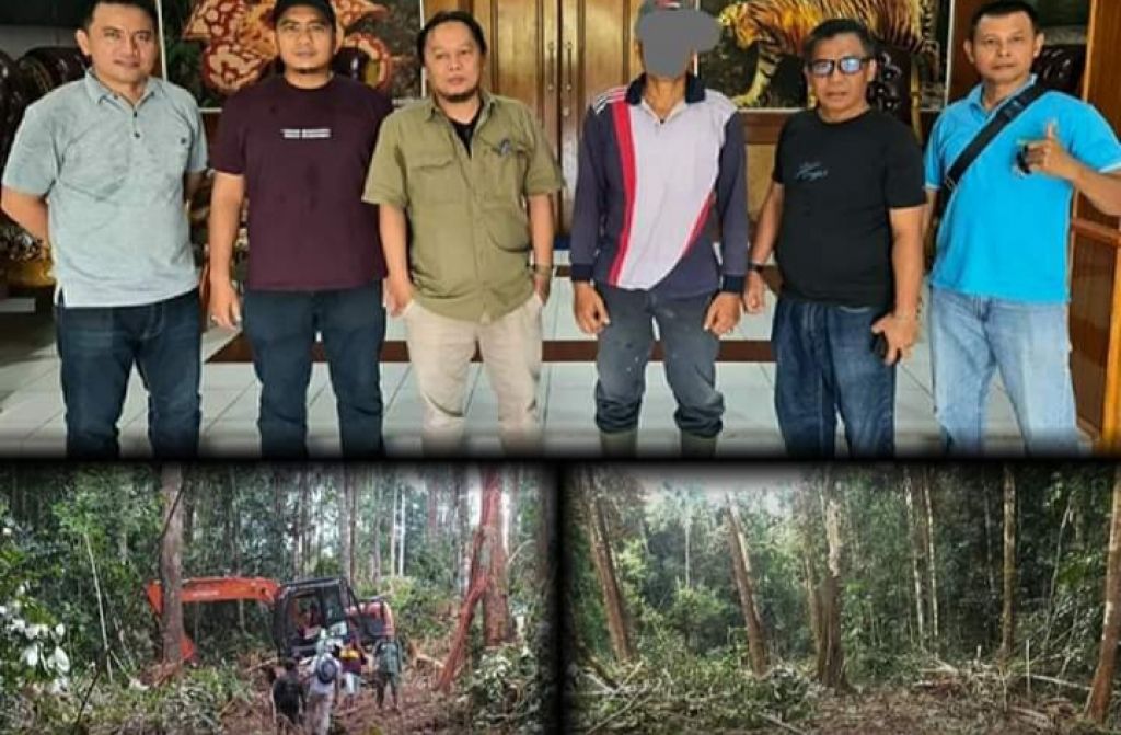 Mantan Kepala Desa yang diamankan Tim Gakkum