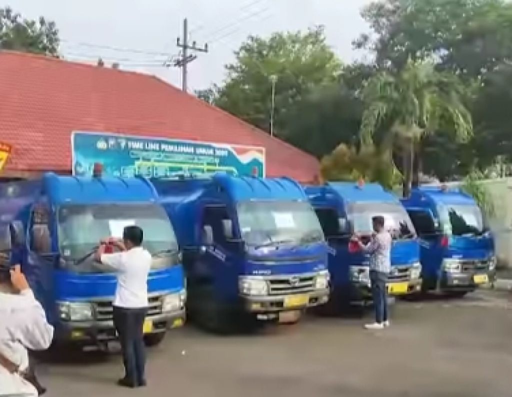 Tangki yang diamankan di Polres Pasuruan Kota