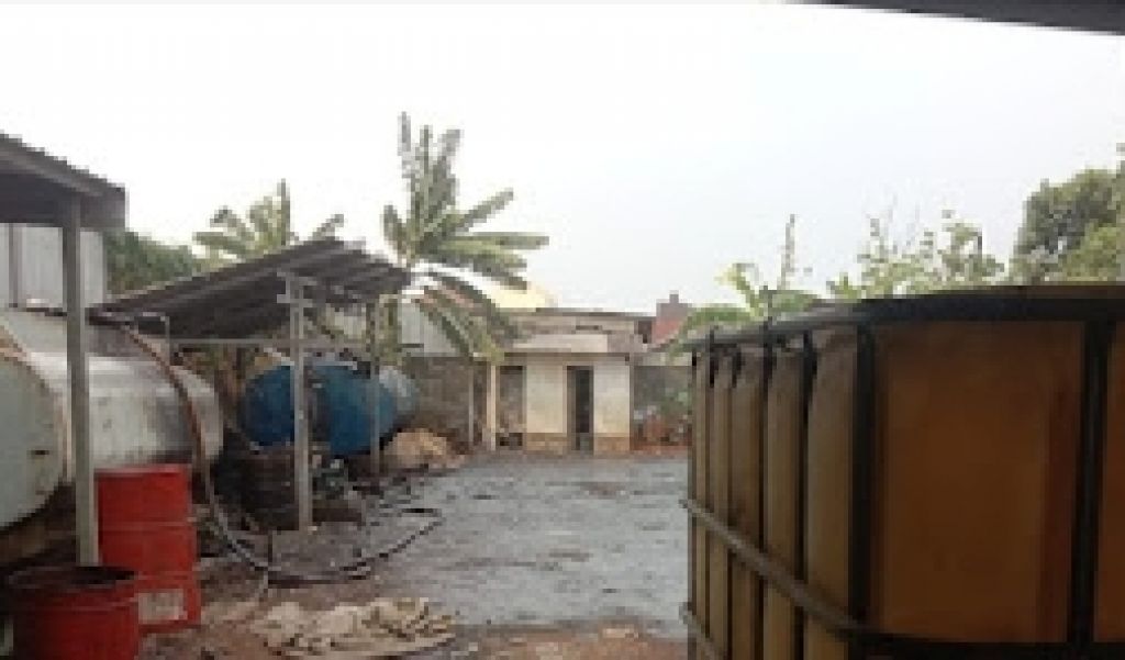 Lokasi diduga tempat penimbunan BBM ilegal