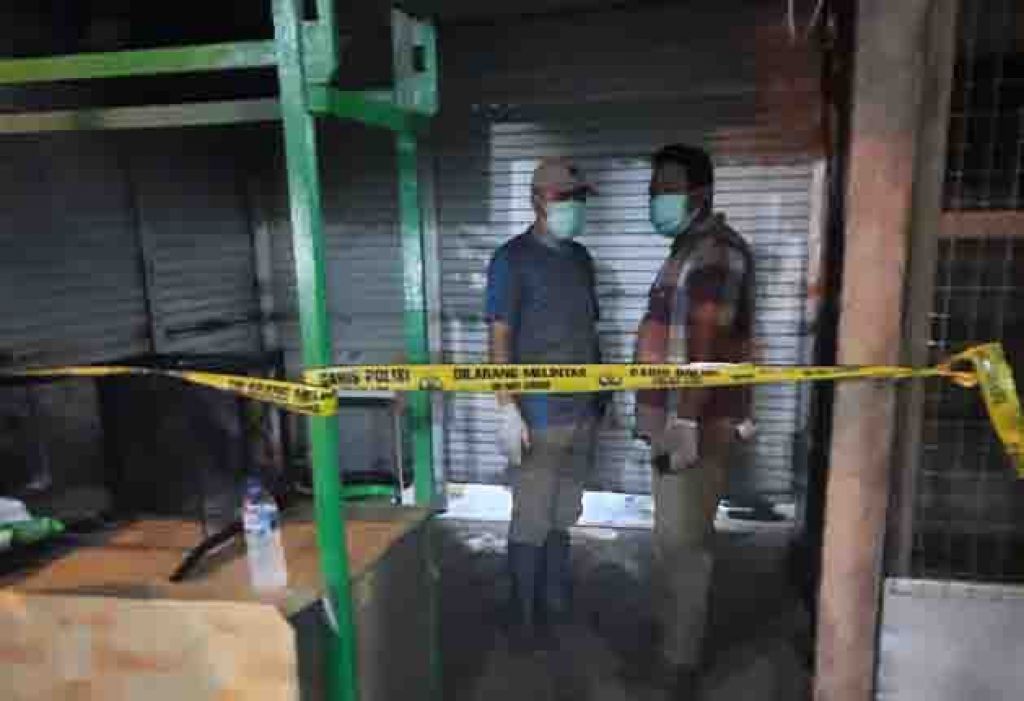 Lokasi ditemukannya mayat Mega