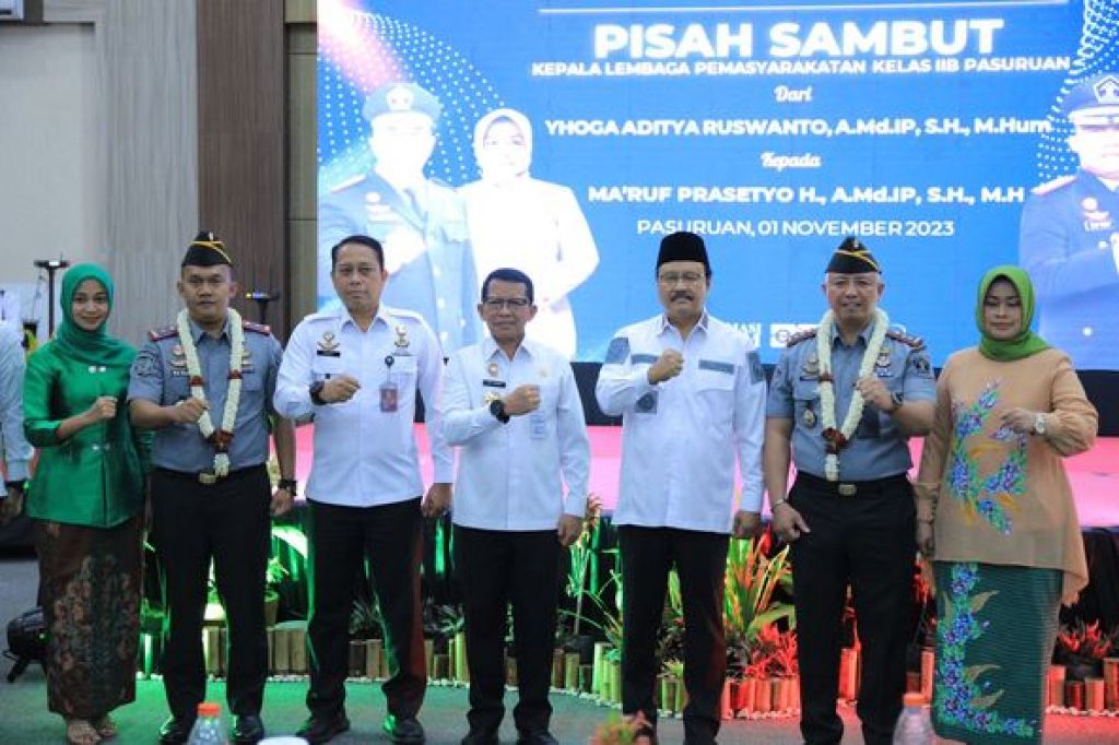 Pisah sambut Kepala Lapas Pasuruan