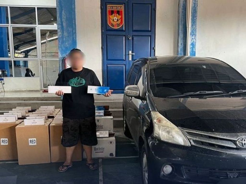 Rokok ilegal yang diamankan Petugas Bea Cukai Langsa 