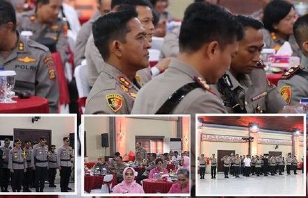  AKBP Teguh Priyo Wasono, SIK menghadiri upacara serah terima jabatan (sertijab) pejabat utama (PJU) Polda Bali 