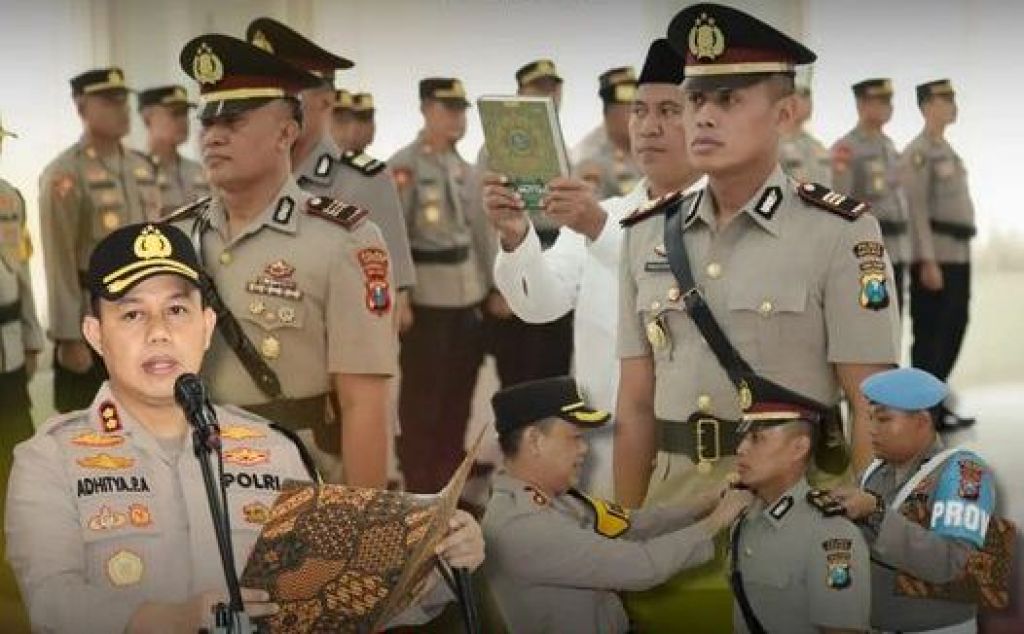 Sertijab Kapolsek di jajaran Polres Gresik