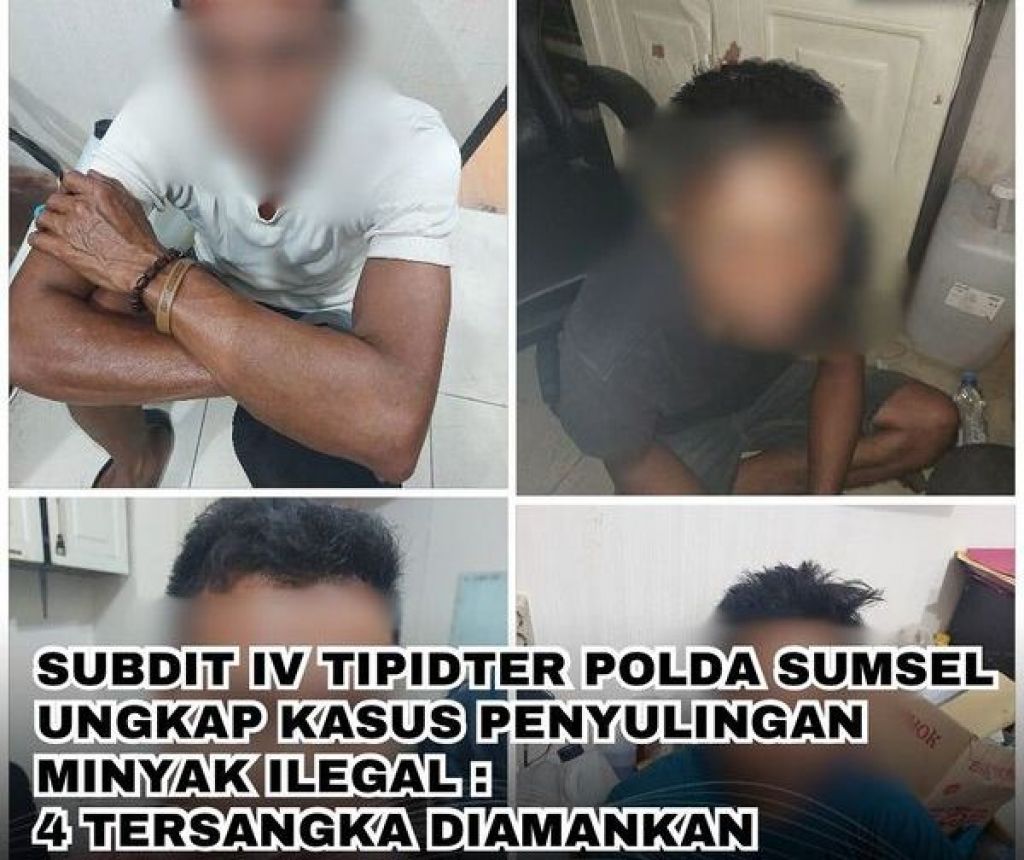 Sopir yang mengangkut minyak ilegal
