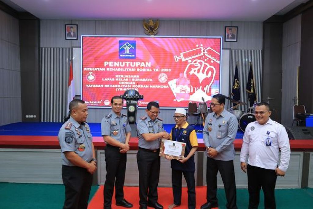 Program Rehabilitasi Sosial Bagi Warga Binaan Pemasyarakatan Tahun 2023 di Lapas I Surabaya