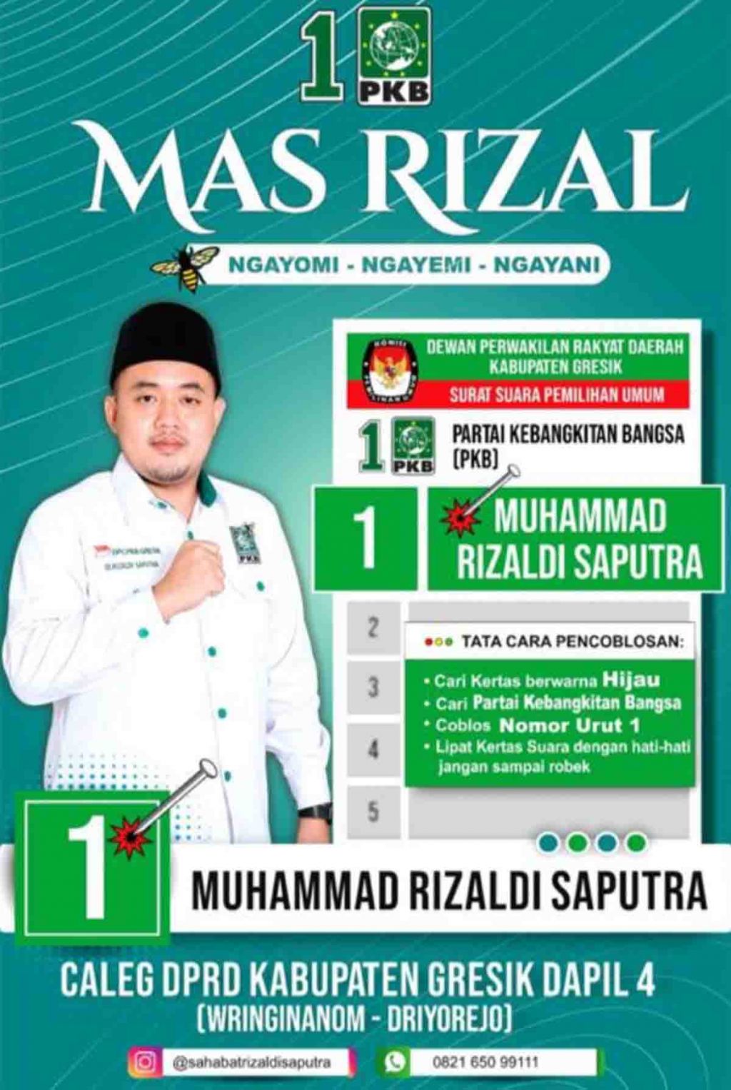 Muhammad Rizaldi Saputra yang akrab dipanggil Mas Riza