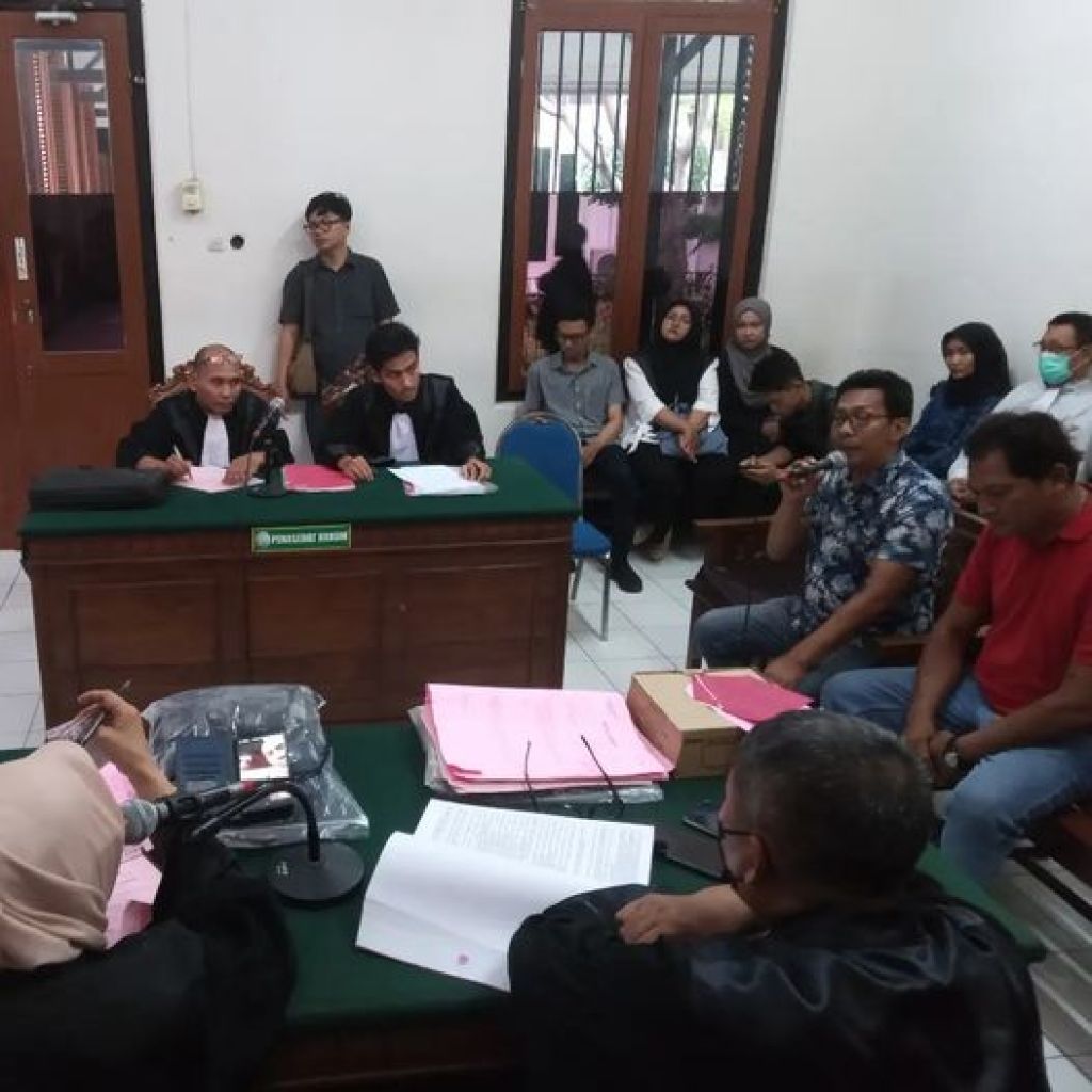 Sidang peredaran narkoba di Pengadilan Negeri Surabaya