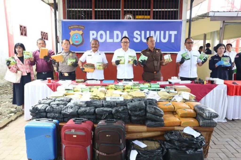 Pemusnahan barang bukti narkoba