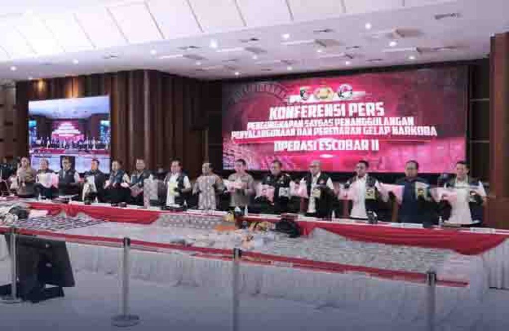 Konpers pengungkapan narkoba