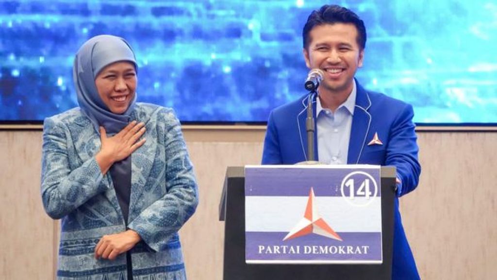 Penyerahan surat rekomendasi Partai Demokrat oleh Ketua Umum Partai Demokrat, Agus Harimurti Yudhoyono 