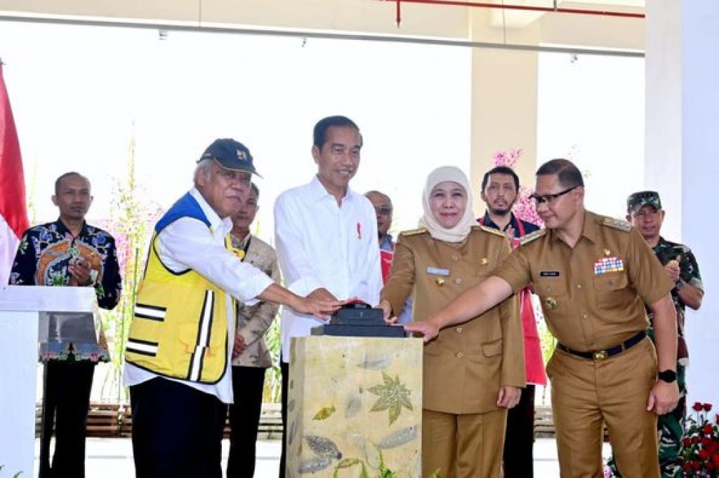 Presiden RI Joko Widodo meresmikan Pasar Induk Among Tani di Kota Batu
