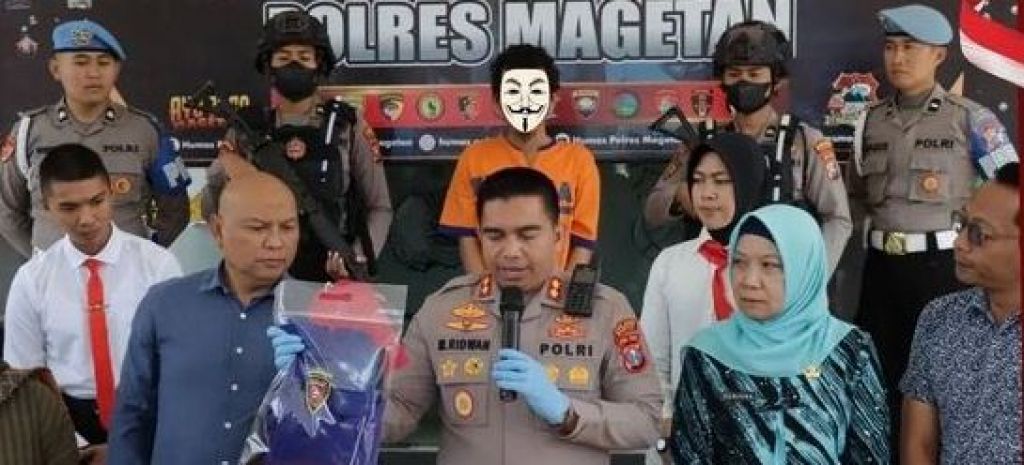 Konpers kasus KDRT di Polres Magetan