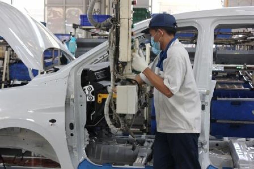 Proses produksi di pabrik Suzuki