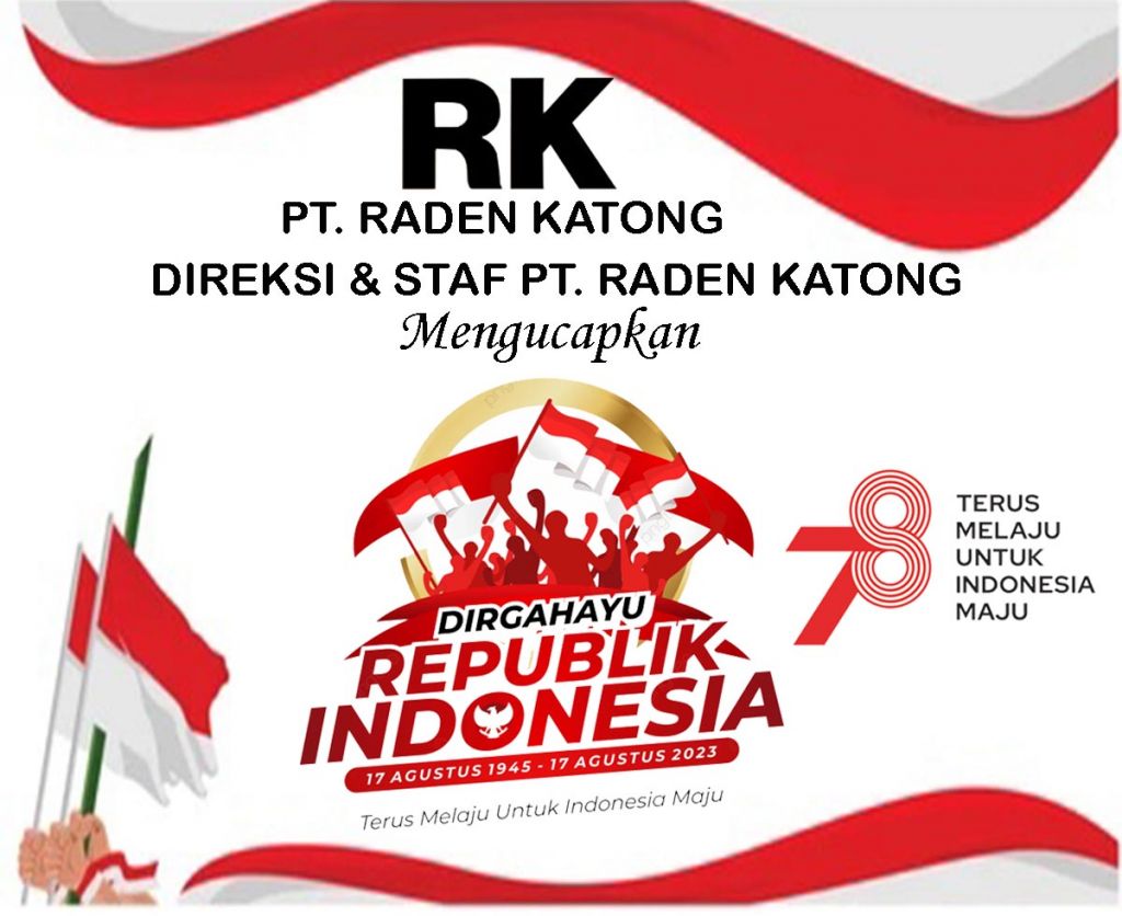 Ucapan HUT RI dari PT Raden Katong
