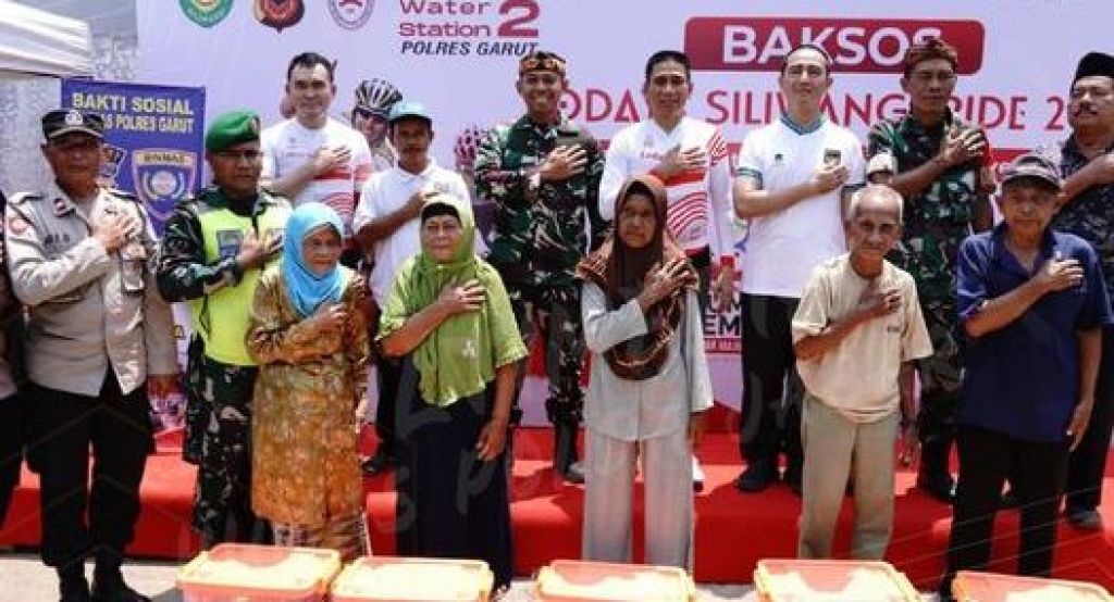 Rombongan Lodaya Siliwangi Ride 2023 berangkat dari Alun-alun Tasikmalaya Kota 