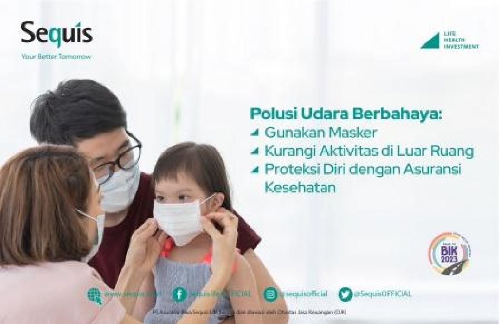 Gunakan masker saat berada di luar ruang