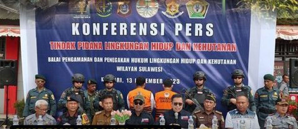 Konpers tambang ilegal oleh Gakkum KLHK