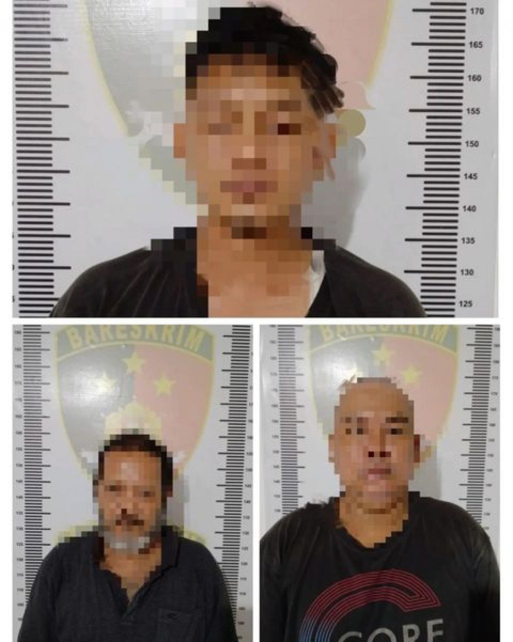 3 tersangka pengedar sabu