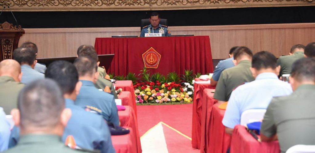 Pengarahan terhadap para Pangkotama TNI terkait netralitas TNI 