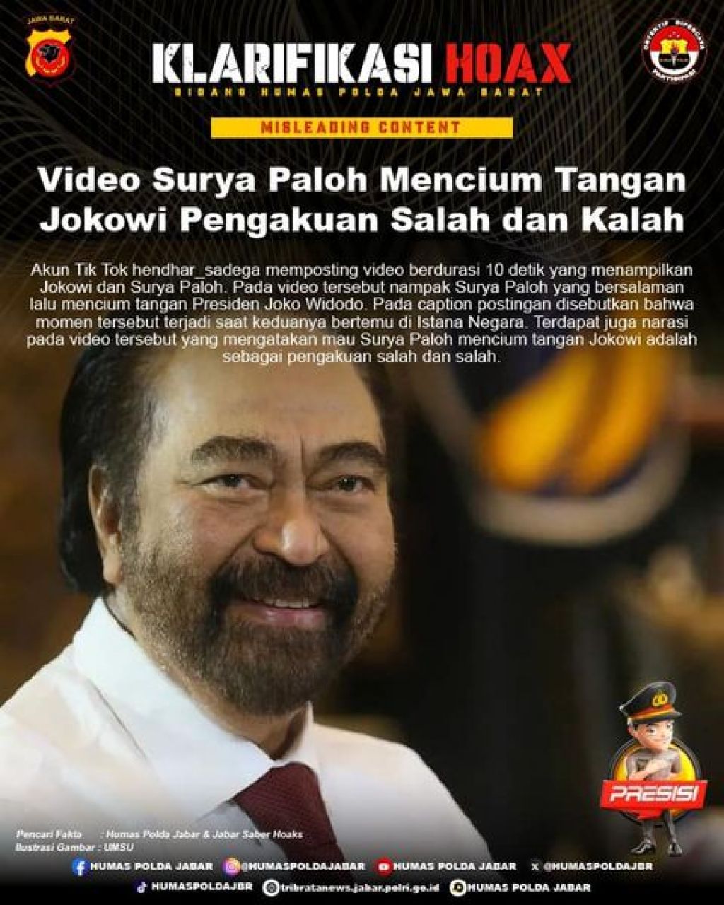 Hoax tentang Surya Paloh