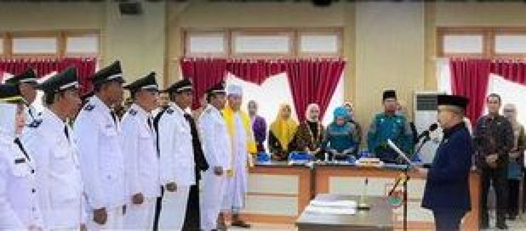 Pelantikan dan sumpah jabatan Pejabat (Pj) Kepala Desa di Kabupaten Banggai