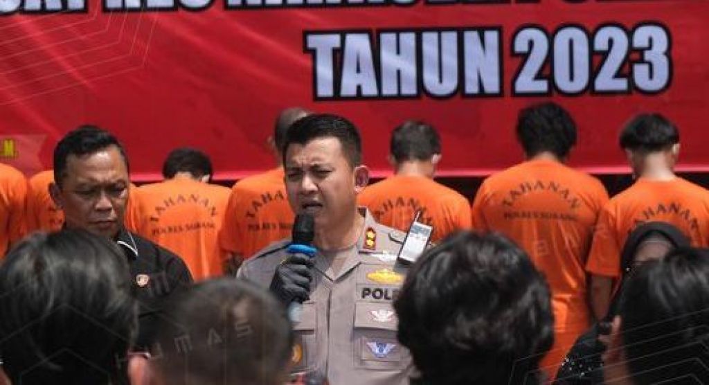 Kapolres Subang merilis kasus narkoba